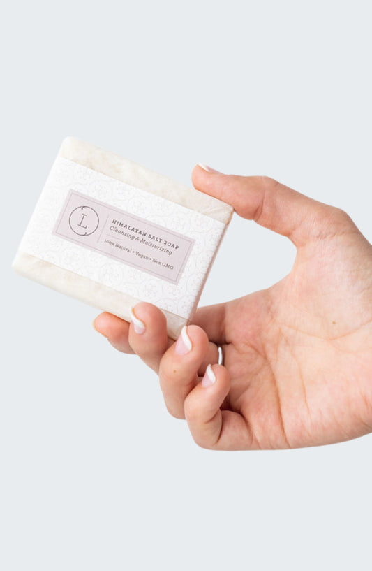 2x Himalayan Salt Soap Bar, Natural Unscented Soap, Vegan Handmade Soap - Premium NATURAL SOAP BAR from Lizush soap - Just $36.46! Shop now at Heiroma