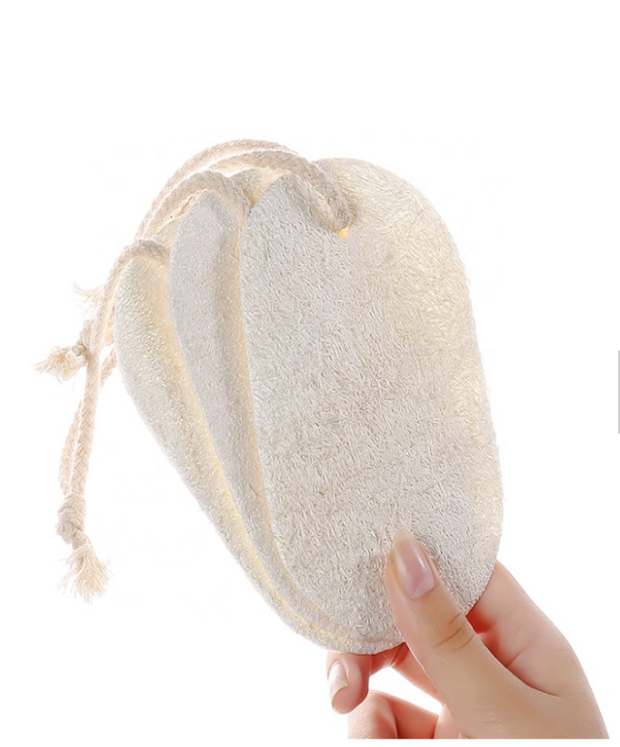 #1 Natural Loofah Bath Sponge - 6" Pure Body Exfoliation -  ITEM CODE: 660457595513 - Premium body sponge from Onyx Skin Care Line - Just $8! Shop now at Heiroma