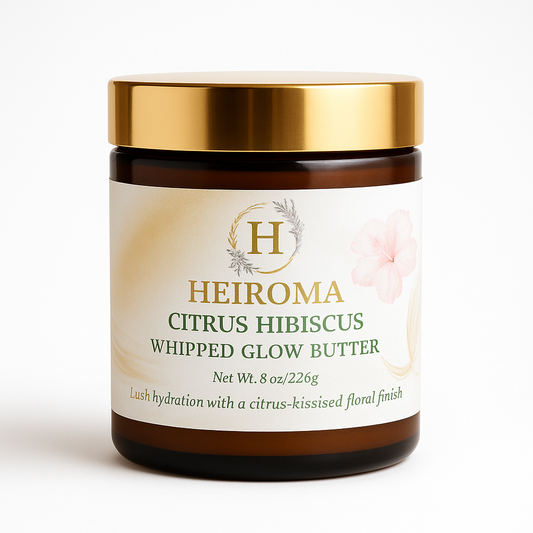 Citrus Hibiscus Whipped Glow Butter - Premium Health & Beauty from Heiroma - Just $19.95! Shop now at Heiroma