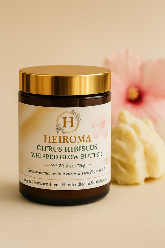 Citrus Hibiscus Whipped Glow Butter - Premium Health & Beauty from Heiroma - Just $19.95! Shop now at Heiroma