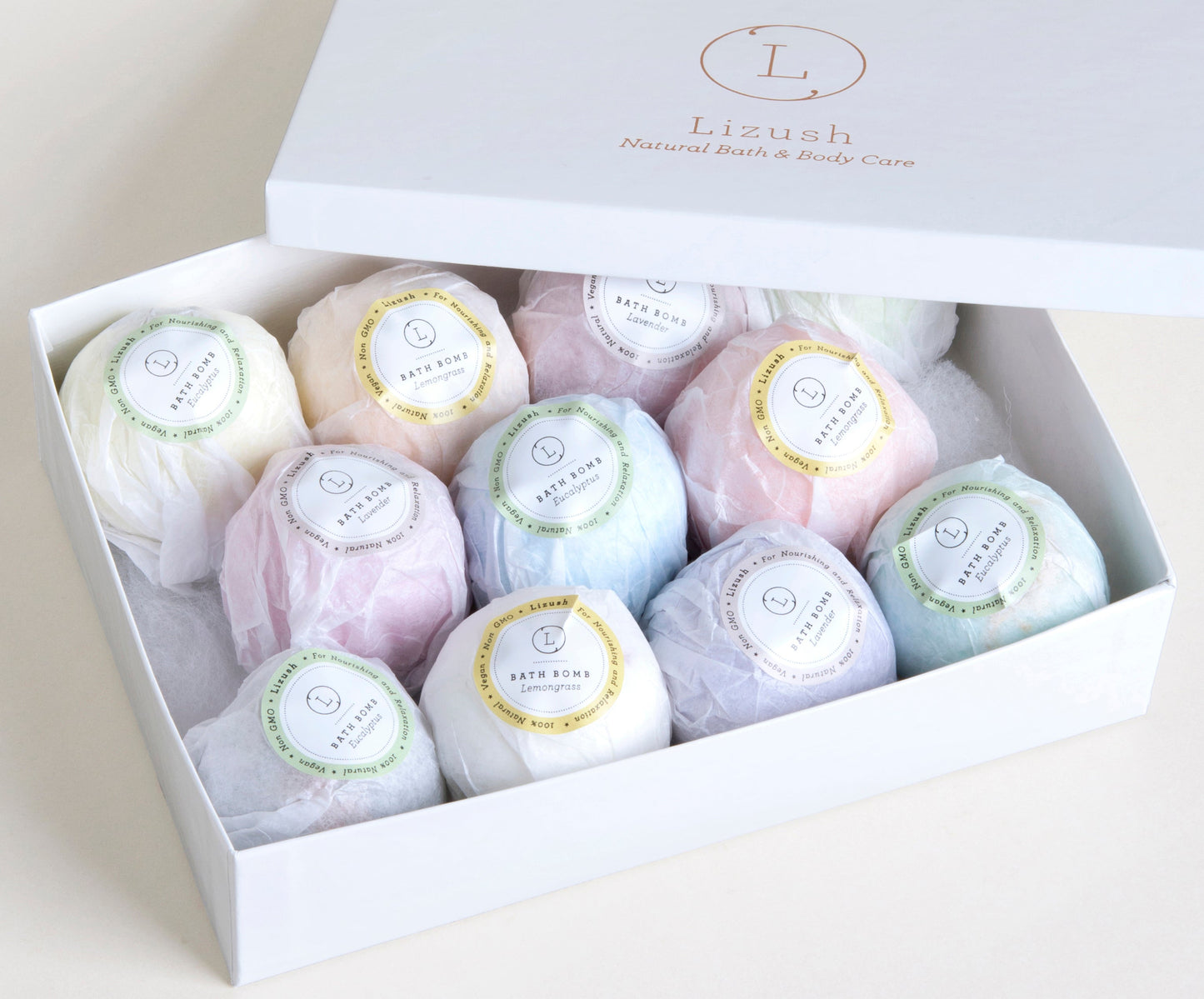 11 Bath Bombs Gift Box +  one Free Bomb to make 12 !! - Premium BATH BOMBS & SHOWER STEAMERS from Lizush soap - Just $72.93! Shop now at Heiroma