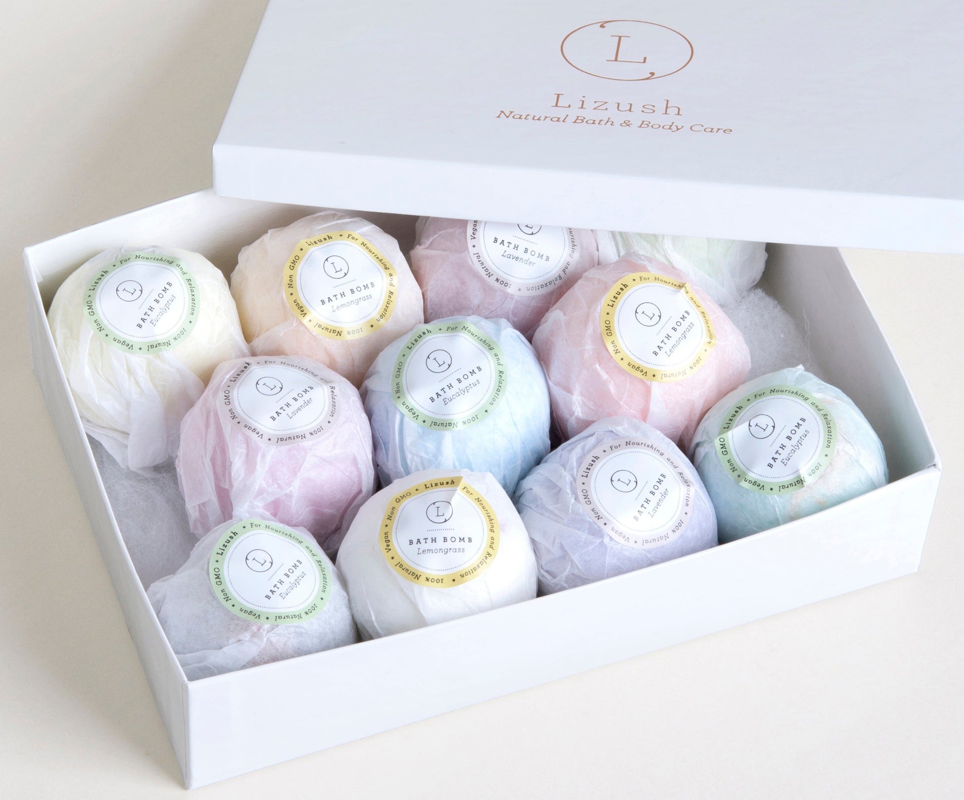 11 Bath Bombs Gift Box +  one Free Bomb to make 12 !! - Premium BATH BOMBS & SHOWER STEAMERS from Lizush soap - Just $72.93! Shop now at Heiroma
